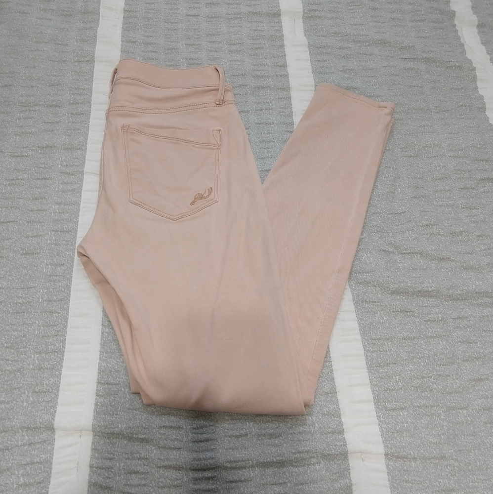 Express pink skinny jeans